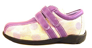 FARO B-6813 - Girls Purple Reptile Sneakers - Euro 25 Size 8