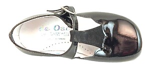 B-7007 - Black Patent Dress Shoes - Euro 25 Size 7