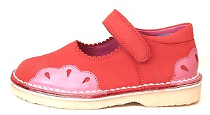 B-7017 (Sale) - Red Mary Janes - Euro 25 Size 8
