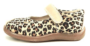 FARO B-7301 - Leopard Suede Mary Janes - Euro 25 Size 8