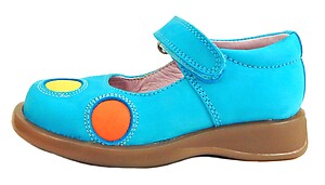 FARO B-7308 - Turquoise Nubuck Mary Janes