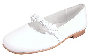 B-7411 - White Flower Flats