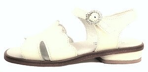 B-7412 - Ivory Dress Sandals - Euro 28 Size 10.5