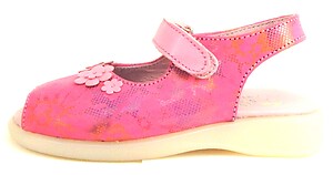 B-7414 - Fuschia Flower Shoe-Sandals - Euro 25 Size 8