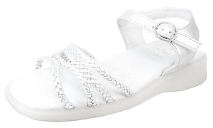 B-7501 - Silver Sandals - Euro 28 Size 10.5