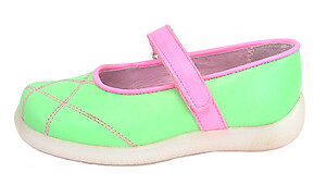 FARO B-7505 - Lime Green Mary Janes - Euro 25 Size 9