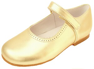 FARO B-7704 - Gold Dress Mary Janes