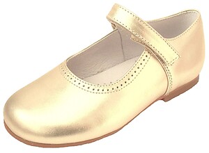 B-7704 op - Gold Mary Janes