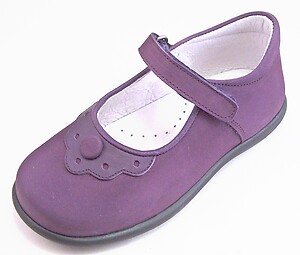 DE OSU/FARO Girls' Purple/Lavender Euro Microfiber Sandals B-785 Size 10-6 
