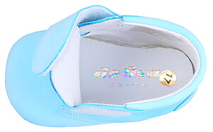 DO-104 - Turquoise Nubuck Crib Shoes