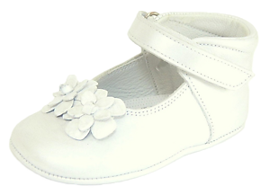 DO-130S - Ivory Crib Shoes - EU 16 US 0