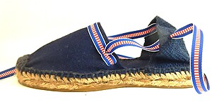 E-11 - Navy Multi Espadrilles