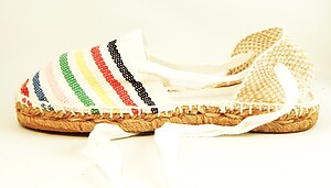 E-11 - Rainbow Stripe Espadrilles