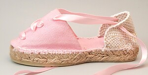 E-18 - Pink Espadrilles - Euro 26 Size 9