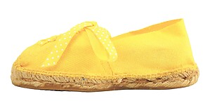 E-18 - Yellow Polka Dot Espadrilles