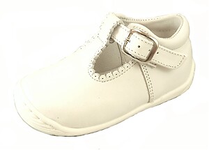 E0-138 - White T-Strap Cruisers