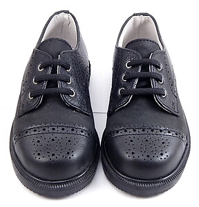 FARO F-2740 - Black Dress Oxfords - Euro 25 Size 8