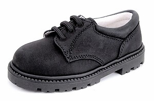 FARO F-3200 - Black Nubuck Oxfords