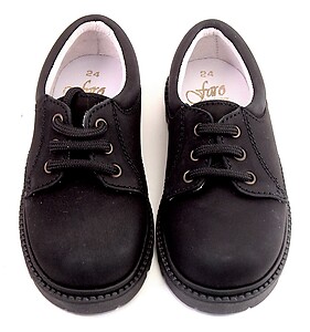 FARO F-3200 - Black Nubuck Oxfords