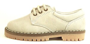 FARO F-3200 - Boy's Taupe Leather Oxford - Euro 24 Size 7