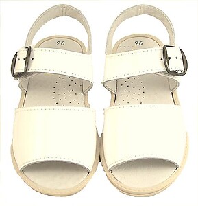 FARO F-3242 - Ivory Patent Sandals