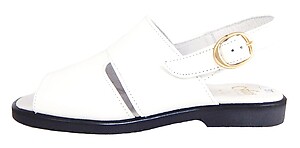 FARO F-3243 - White Slingback Sandals