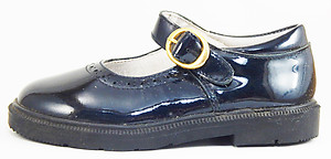 Faro F-3289 F - Navy Patent Mary Janes - Euro 25 Size 8