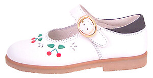 FARO F-3292 - White Cherry Mary Janes