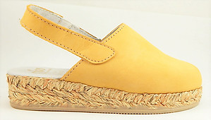 FARO F-3537 - Yellow Nubuck Espadrilles - Euro 24 Size 7