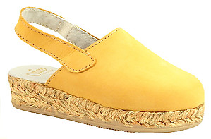 FARO F-3537 - Yellow Nubuck Espadrilles - Euro 24 Size 7