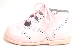 FARO F-3893 - Pink Leather Ghillie Shoes
