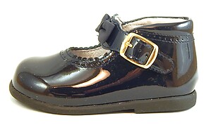 FARO F-3920B - Navy Patent Dress Shoes - Euro 20 Size 4.5