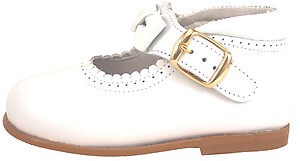 FARO F-3920 - White Bow Dress Shoes