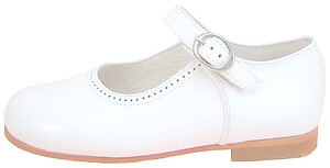 FARO F-4047 - White Patent Mary Janes