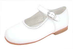 FARO F-4047 - White Patent Mary Janes