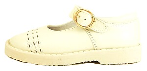 Faro F-4284 - Ivory Mary Janes - Euro 25 Size 8