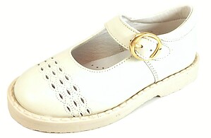 Faro F-4284 - Ivory Mary Janes - Euro 25 Size 8