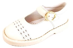 Faro F-4284 - Ivory Mary Janes - Euro 25 Size 8