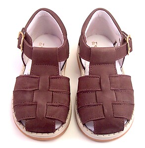 FARO F-4521 - Brown Nubuck Fisherman Sandals
