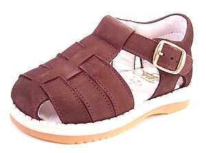 FARO F-4521 - Brown Nubuck Fisherman Sandals