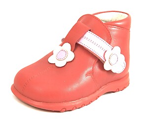 K-1012 - Red Flower Boots - European 19 Size 4