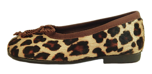 K-1052 - Leopard Print Ballet Flats - Euro 24 Size 7