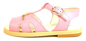 K-1058 - Pink Flower Sandals - Euro 24 Size 7