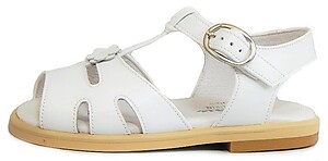 K-1062 - White T-Strap Sandal - Euro 24 Size 7