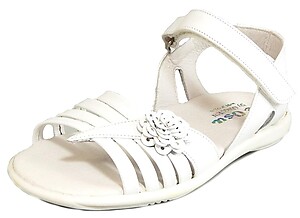 K-1069 (Sale) - White Dress Sandals - Euro 26 Size 9