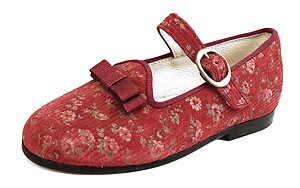 K-1203 - Burgundy Mary Janes - Euro 24 Size 7