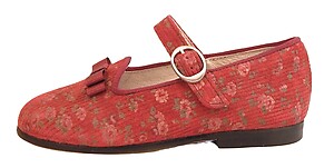 K-1203 - Burgundy Mary Janes - Euro 24 Size 7
