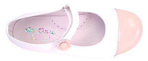 P-1220 -  White Pink Cap-Toes