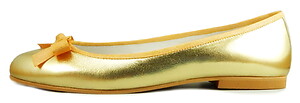 K-285 - Gold Ballet Flats - EU 42 US 10