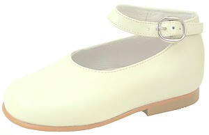 P-303 - Ivory Dress Ankle Straps